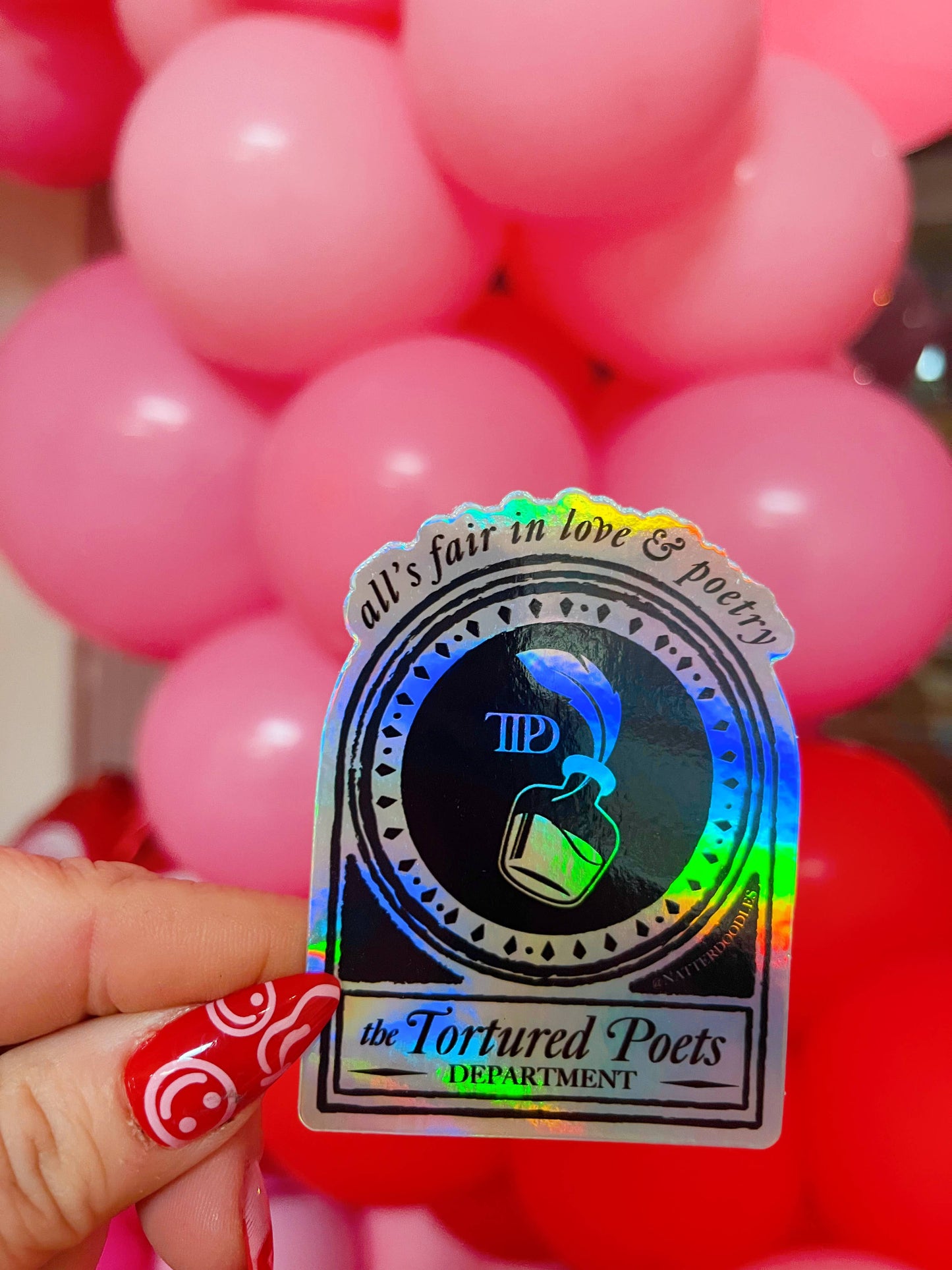 The Tortured Poets Department - Taylor Swift Vinyl Sticker