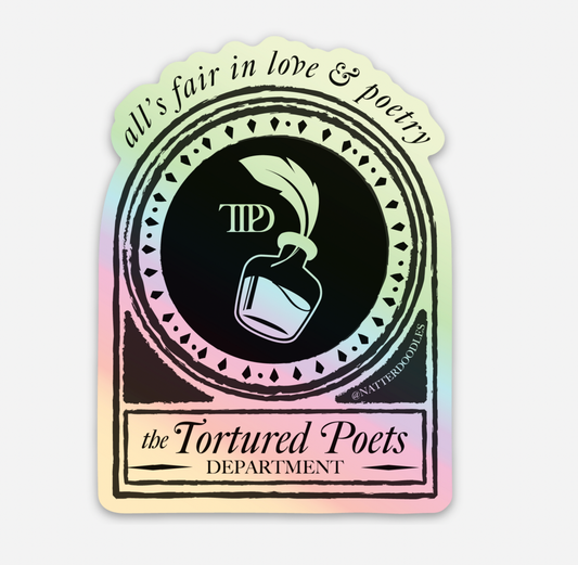 The Tortured Poets Department - Taylor Swift Vinyl Sticker